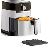 Moulinex Easy Fry 4,5 L Freidora de Aire 2 en 1 para Freír o a la Parrilla, Pantalla Digital Táctil, 16 Programas, Gran Capacidad, Hasta 6 personas, EZ501A