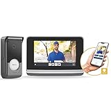 somfy 1871265 - Videoportero V500 Connect, Intercomunicador conectado - Pantalla táctil de 7 pulgadas - Visión nocturna - Control hasta 5 equipos RTS - Gestión remota de visitas a través de la app