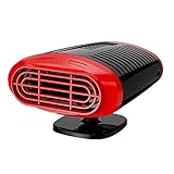 Calefactor para coche USB, 12 V 24 V, portátil, calefactor de coche, calefactor portátil para coche, descongelador, 2 en 1, con protección contra sobrecalentamiento