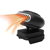 Calentadores a Batería, Calentador de Espacio a Batería, 170 W, 2 Engranajes, 18 V, Ventilador Calentador Eléctrico a Batería para BL1815 BL1820 BL1530 BL1840 BL1850 BL1860