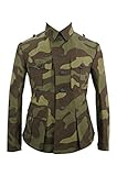 militaryharbor Túnica de campo M40 de la Segunda Guerra Mundial alemana Elite Italian Camo M40-M, Multicolor, 40R/M