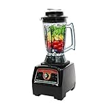 Batidora profesional ergonómica de 3,9 L | Batidora licuadora multifuncional 2800 W con bloqueo seguro | Velocidad ajustable, limpieza automática, sin BPA, 57000 r/min | Fresas Melones Smoothie