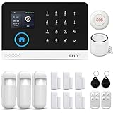 PGST Sistema de Alarma para Casa y Negocios Sin Cuotas Mensuales | Kit de Alarma Wifi/4G gsm | Control Remoto a través de App Tuya | Fácil Instalación | Función SOS