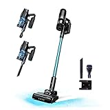 Cecotec Aspirador Escoba sin Cable Conga Rockstar 1500 Ray Pure. 215 W, 12 kPa, Autonomía 45 min, 3 en 1, Cepillo Mixto, Accesorios, 2 Programas, Ciclón Paralelo, Depósito 500 ml