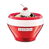 Zoku ZK120-RD Bowl helados cremosos-rojo, Plástico, Red
