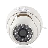 Cámara de Seguridad de Visión Nocturna Infrarroja 1080P AHD/TVI/CVI/CVBS 4 en 1 Cámara de Vigilancia Cámara Domo CCTV para Interiores(NTCS)