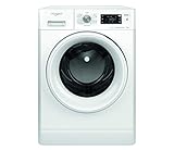 Whirlpool - Lavadora carga frontal 8 kg FFB 8458 WV EU blanco, 1400 rpm, tecnologìa 6th sense, freshcare+ y steam refresh, motor sense inverter, eficiencia NEL B