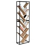 IDMarket - Estantería de biblioteca en forma de árbol de 10 niveles Detroit Design Industrial