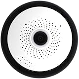 XNASU Cámara IP inalámbrica, cámara de Seguridad Wi-Fi panorámica de 360 ??Grados, Sistema de monitoreo Remoto con Alerta de Movimiento de Audio bidireccional para Mascotas, bebés, Ancianos