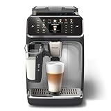 Philips Serie 5500 Cafetera Superautomática - Sistema de leche LatteGo, 20 tipos de café personalizables, Extracción silenciosa SilentBrew, Prendido rápido QuickStart, Pantalla TFT