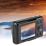 EIMSOAH Videocámara Digital de 16 MP con Zoom 16X HD 720P 30 FPS, Cámara Pequeña Portátil, Pantalla de 2,4 Pulgadas, Mini Cámara de Vídeo, para Aventuras y Viajes (Negro)