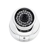 PNI Cámara de videovigilancia House AHD25 de 5 MP, Domo, Lente de 3,6 mm, 36 LED IR, Exterior o Interior, IP66
