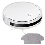 Xiaomi Robot Vacuum E12, Succión Potente hasta 4000 Pa, Control a través de la aplicación, Ruta de Limpieza eficiente, Tanque de Agua Inteligente, Cepillo Incluido [Exclusivo Amazon]