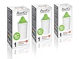 PearlCo Alkaline classic - Produce aqua alcalina - Pack 3 filtro de aguas con 1 cartuccia filtrante Universal classic - adatto per Brita Classic