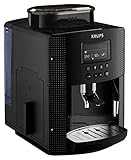 Krups Pisa EA81P0 - Cafetera súper automática, 15 bares, molinillo café cónico de metal, selección de cantidad e intensidad de café, depósito 1.7 L , Función automática vapor, pantalla LCD