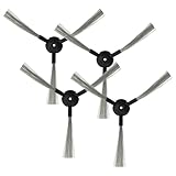 vhbw 4X Cepillo Lateral Compatible con Samba XR210C, XR210 Robot Aspirador - Set cepillos, Gris/Negro