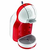 Nescafé Dolce Gusto Mini Me De'Longhi EDG305.WR - Cafetera automática de cápsulas, 15 bares de presión para bebidas frías y calientes. 0.8 l. Color blanco y rojo