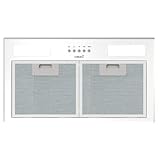 Cata GT PLUS 45 WH/M Campana Extractora Integrada con 3 Velocidades de Extracción.Panel de Control Mecánico. Motor BT2. Iluminación tira LED. Ancho de 60 cm. Acabado en Color Blanco