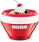 Zoku ZK120-RD Bowl Helados cremosos-Rojo, Plástico, Red