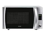 Candy CMXC25DCS - Horno microondas combinado con grill y cook in app, Capacidad 25L, 40 Programas Automáticos, Plato giratorio 31,5cm, Potencia 900W/1000W/2000W, Color silver