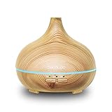 Cecotec Humidificador Ultrasónico y Difusor de Aromas con Temporizador Pure Aroma 150 Yang. Capacidad 150 ml, Temporizador 3 Horas, 7 Colores led, Función aromaterapia, Ultra silencioso