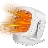 Mini Calefactor Cerámico,Calefactor Eléctrico Bajo Consumo,Portátil Calefactor,Calefactor de Aire Caliente,Calentador Cerámico Silencioso,para Oficina Hogar Acampar