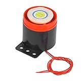 Rockyin Wired Mini Sirren AC 220V 110DB Sistema de Alarma de Sonido Beeper de Alarma Activa Beeper con Alambre para electrónica DIY