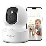 BoyKeep Cámara Vigilancia WiFi Interior 2.4G/5GHz, Cámara de Vigilancia 2K 360°, Cámara de Bebé y Mascotas, Detección de Movimiento, Control Remoto, Visión Nocturna, Audio Bidireccional, K30