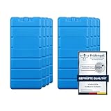 VonBueren 8 x acumulador de Frio para Nevera portatil | 12h | Placas Hielo Nevera portatil de 200 g | Azul | ca. 16,5 x 7,5 x 2 cm |