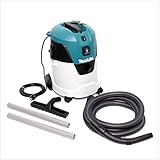 Makita VC2512L - Aspirador 25L 1.300W, Color: Azul, Negro y Blanco