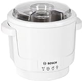 Bosch MUZ5EB2 Accesorio heladera compatible con robots de cocina MUM5, más de 0.5 l de helado