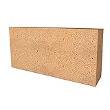 Coals 4 You - Ladrillos refractarios de vermiculita de Repuesto Grandes para Estufas, quemadores de leña, Horno de Pizza, ladrillo de 12 x 4.5 Pulgadas, Color Beige (ladrillo de 12 x 4.5 x 25 mm)