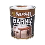 H HANSEL HOME Pintura Barniz para Madera, Pintura Barniz de Rápido Secado para Superfícies Interiores (Madera Sapelly, 375 ML)