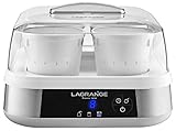 LAGRANGE 459602 Yogurtera-Queso/Pasador, 18 W, Acero Inoxidable, 3 Velocidades