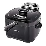 Amazon Basics - Freidora eléctrica profunda de 2 litros, negro