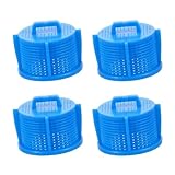 Feriany Filtro de lavadora, filtro de válvula de entrada para lavadora, filtro de lavadora para lavadora, purificador de agua, filtro de agua doméstica, azul