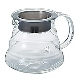 Jarra de cristal para servir V60, XGS, de la marca Hario, vidrio, transparente, 2 Cup