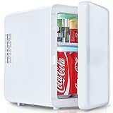 VIYSPNV Mini Refrigerador Portátil 4L con Función de Enfriamiento y Calefacción, Refrigerador para Automóvil, 220V AC / 12V DC, Enfriamiento hasta 15-20°C / 59-69°F, Calentamiento hasta 70°C / 158°F