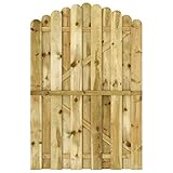 vidaXL Puerta Arqueada de Jardín Cancela Patio 100x150 cm Madera de Pino