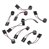 Lovehomily 10 Uds Caja de PC zumbador BIOS pitido Alarma pitido Altavoz DIY Ordenador Placa Base a Bordo Caja zumbador para PC Interanal