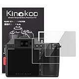 kinokoo Protector de pantalla para cámara digital Hasselblad X2D 100c, 0,25 mm película de vidrio templado transparente, sin burbujas/antiarañazos (paquete de 2)