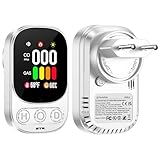 Gedsffati Detector de Gas y Monóxido de Carbono con Enchufe para Hogar, Detector de CO para Casa, Alarma de Gas Combustible para Gas Natural LPG Metano Propano Butano, Blanco, HD08-G