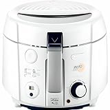 De'Longhi F38436 - Freidora, 1800 W, 1.5 L, blanco