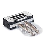 CASO VRH 790 advanced Pro - Envasadora al vacío doméstica y profesional high end - Hasta 200 ciclos sin parar posibles - Vakuumar líquidos automáticamente - acero inoxidable