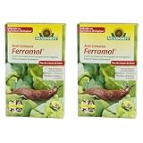 Antibabosas Ferramol - Protección contra caracoles en jardín y huerto. Adecuado para la agricultura ecológica y segura para mascotas - 2 x 1 kg