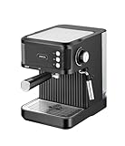 Jocca - Cafetera Espresso 850W con Bomba de 20 Bares y Vaporizador