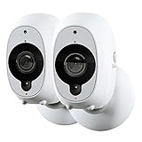 Swann Kit de cámara de Seguridad para Interiores y Exteriores HD con visión Nocturna (UK) - Kit de 2 cámaras