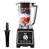 Vpcok Direct Licuadora 2000W 2L Jarra 8 Modifizierte Klingen, Liquidificador con 8 Engranajes y 1 Botón de Pulsación, 5 Preestablecidas Inteligentes (Autolimpieza/Picar hielo/Batido/Moler/Jugo)