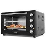 Taurus - Horno Eléctrico Horizon 60 | 2000W | 60L Capacidad | 15 Funciones de Cocción | Temporizador 90 Minutos | Sistema Stay On | Seguridad Antiquemaduras | Accesorios Rotisserie
