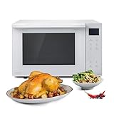 Panasonic NN-DF37PWEPG Horno Microondas y Grill, 1000W, 23L, Inverter, Modo Eco Combi, Plato no Giratorio, 16 Programas Automáticos, Bandeja Esmaltada, Rejilla Alambre, Fácil Limpieza, Blanco